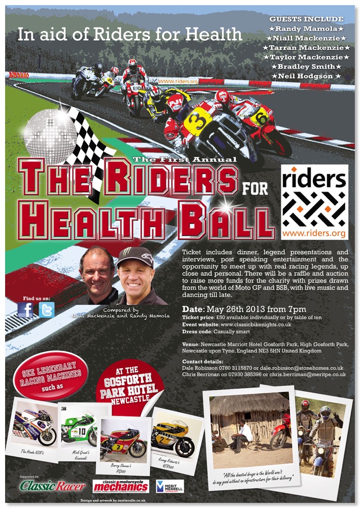 Riders for health Poster