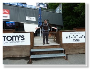 Tom's Burger Bar in Villars